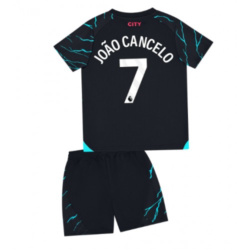 Manchester City Joao Cancelo #7 Tredjedraktsett Barn 2023-24 Kortermet (+ Korte bukser) Manchester City Joao Cancelo #7 Tredjedraktsett Barn 2023-24 Kortermet (+ Korte bukser)